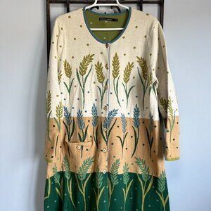 Gudrun Sjoden "Wheat" long cardigan